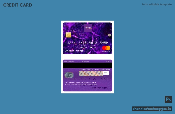 Laos Indochina Bank Mastercard Beispielvorschau